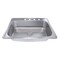 Nantucket Sinks 33 Inch Large Rectangle Single Bowl 18 Gauge Stainless Steel Drop In Kitchen Sink NS3322-8 - alternate 7